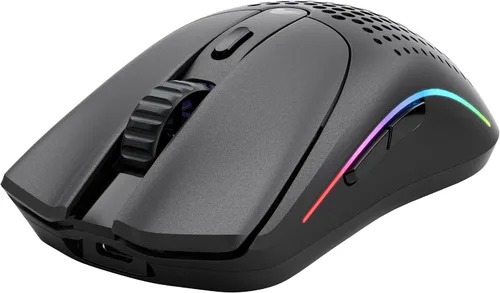 Vista 4 de Glorious Gaming Model O 2 Ratón Inalámbrico para Juegos - Inalámbrico Híbrido 2.4GHz y Bluetooth, 68g Superligero, Larga Duración de Batería, Sensor