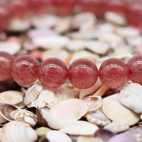 Vista 2 de DAZCOLO Pulsera de gemas hecha a mano con piedras preciosas de macramé ajustable de 0.315 in, cuentas redondas, cristales de cuarzo