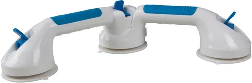 Vista 9 de PCP Mango de seguridad para bañera y ducha con agarre de succión, blanco, 16 pulgadas