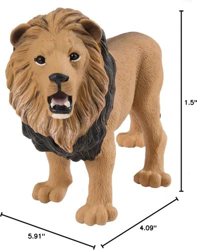 Vista 7 de Safari Ltd. Figura de león – Figura realista de vida silvestre de 5.5 pulgadas – Juguete educativo para niños, niñas y niños a partir de 3 años