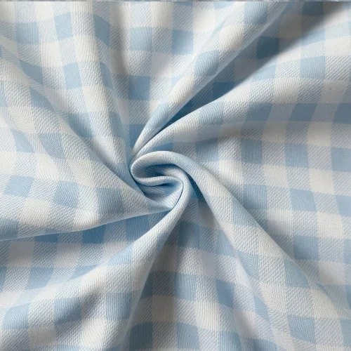 Vista 6 de NSNLGSGC Juego de 2 fundas de almohada de microfibra prelavada con volantes de color azul claro de 20 x 20 pulgadas, para cama/sofá
