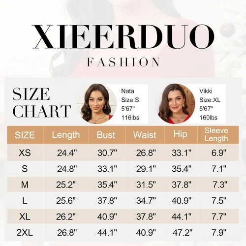 Vista 4 de Camisetas de manga corta con cuello cuadrado para mujer 2024 primavera verano Slim Fit