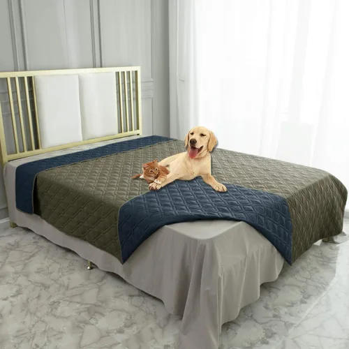 Vista 41 de Ameritex Manta Impermeable Reversible Cubierta para Cama de Perro Manta para Mascotas para Muebles Cama Sofá Sillón