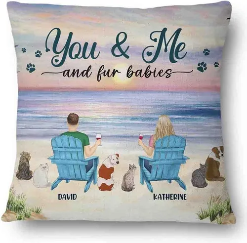 Vista 20 de Almohada personalizada para parejas, The Day I Met You I Have Found The One Whom My Soul Loves, almohada de cumpleaños para cónyuge, esposo, esposa