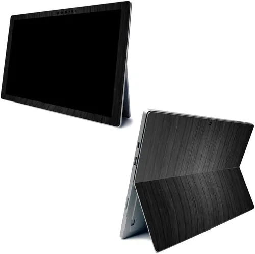 Vista 13 de MightySkins - Skin de fibra de carbono para Microsoft Surface Pro 7 – Bamboo Ohm Acabado de fibra de carbono texturizado Fácil de aplicar