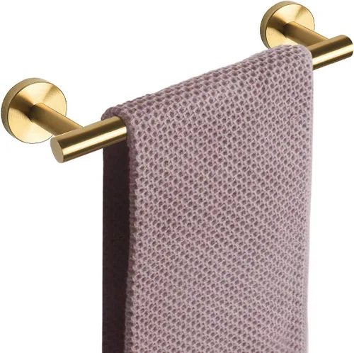 Vista 10 de NearMoon - Barra para toallas de baño, accesorios de baño de acero inoxidable, para toalla de ducha para baño, soporte de toalla montado en la pared