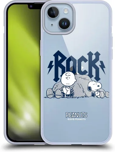 Vista 50 de Head Case Designs Funda de gel con licencia oficial de Peanuts Charlie Brown Good Grief Rock Tees [protección de grado militar] compatible con Apple