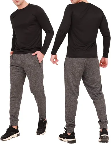 Vista 6 de Paquete de 12 pantalones deportivos para hombre, pantalones deportivos de entrenamiento para hombre, pantalones deportivos con bolsillos