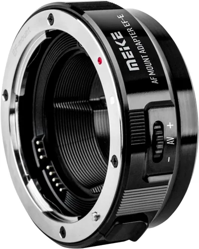 Vista 7 de Meike Adaptador de montaje de enfoque automático para cámaras Canon EF Lens a Sony E Mount MK-EFTE-B, compatible con modos PDAF y CDAF