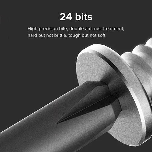 Vista 3 de Xiaomi Mi Juego de destornilladores de precisión, juego de 24 puntas de destornillador magnéticas, juego de herramientas de destornillador