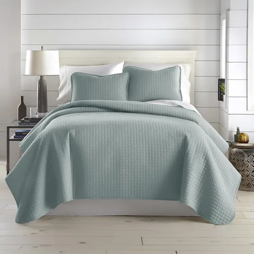 Vista 131 de Southshore Fine Living, Inc. Juego de edredón individual XL, colcha de microfibra acolchada, juego de edredón individual con funda de almohada, ropa