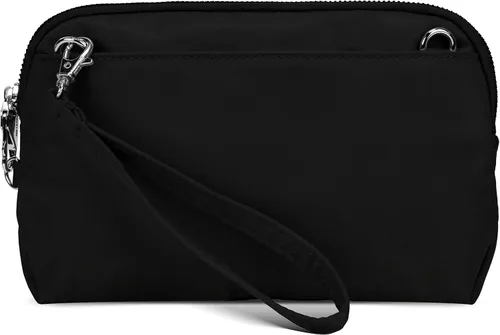 Vista 11 de Travelon Bolso cruzado convertible a medida antirrobo para mujer, Onyx, talla única , Travelon Bolso cruzado convertible a medida antirrobo