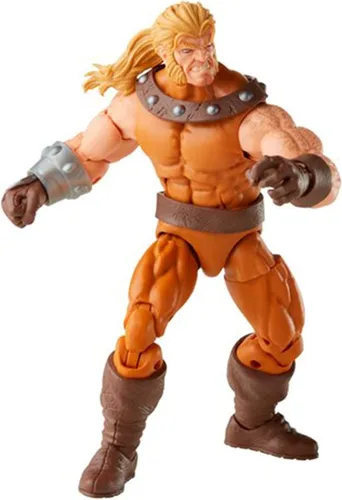 Vista 4 de Marvel Legends Series Dientes de Sable, figura de acción de juguete de 6 pulgadas, diseño premium, 1 figura, 3 accesorios y 1 pieza de construcción
