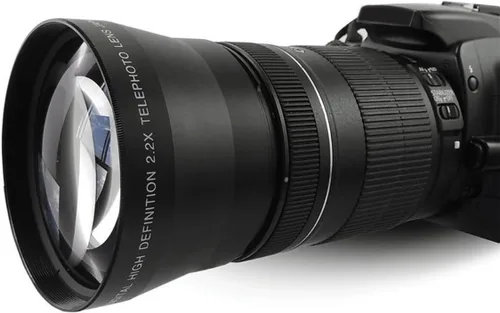 Vista 4 de Lente teleobjetivo 2.2X de 1.693 in para Canon Vixia HF R80, R82, R800, R70, R72, R700, R30, R32, HFM40, HFM41, HFM50, HFM52, HFM400, HFM500