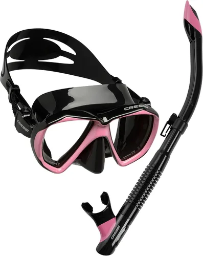 Vista 9 de Cressi Adult Snorkeling Kit: Mask + Snorkel, Dual Lens Mask Made of Soft Silicone: Perfect Seal Ranger & Tao