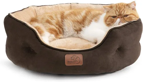 Vista 32 de Bedsure AeroFrost™ - Cama refrescante para perros pequeños, redonda