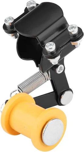Vista 3 de Tensor de cadena, tensor de cadena ajustador, perno en rodillo, accesorios modificados para motocicleta, herramienta universal (negro)
