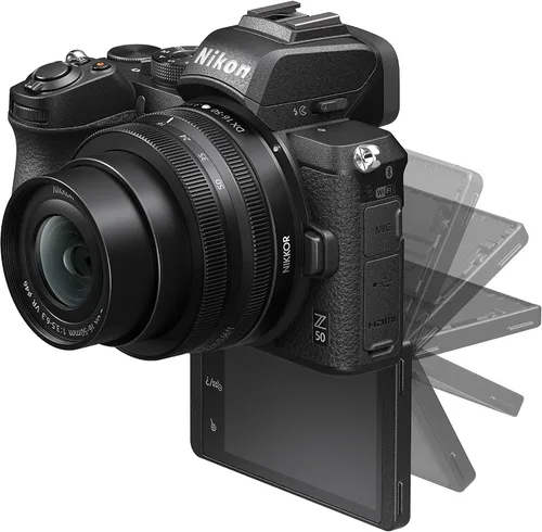 Vista 7 de Nikon Kit de cámara sin espejo Z50 + FTZ VOA050K003