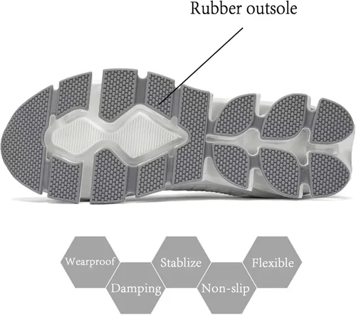 Vista 6 de Zapatos deportivos para hombre sin cordones para correr, caminar, tenis con cuchilla, informales, cómodos, antideslizantes, para el trabajo
