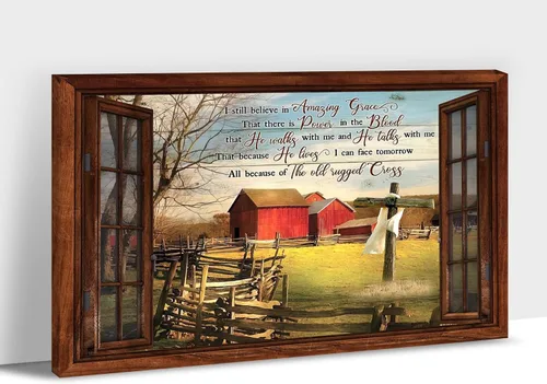Vista 21 de Arte de pared de granja - Lienzo de arte de pared de margaritas con cita de Jesús, Hoy elijo fe, esperanza, amor, paz, alegría, pintura de flores