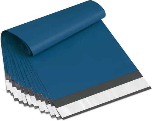 Vista 9 de Bolsas de envío UCGOU 200 de plástico, pack de 200 unidades, de 15cm x 22cm, de color blanco, sobres de envío autoadhesivos.