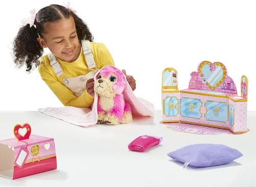 Vista 6 de Little Live Scruff-A-Luvs Cutie Cuts: Afeitar, revelar y estilizar, mascota de peluche rescatada - cachorro rosa