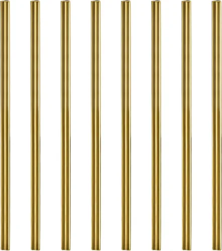 Vista 14 de uxcell 16 popotes de metal reutilizables, 8.5 pulgadas, con forma de corazón, popote de acero inoxidable para beber batido, bebidas frías, bebidas