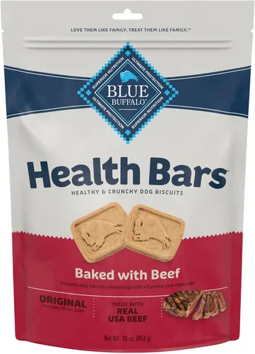 Vista 22 de Blue Buffalo Health Bars Galletas para Perros Crujientes, Horneadas al Horno con Ingredientes Naturales, Calabaza y Canela, Bolsa de 16 onzas