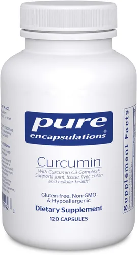 Vista 8 de Pure Encapsulations Curcumina - 500 mg - Apoya la salud de las articulaciones y del hígado - Cápsula de Curcuma Longa - Sin OGM y vegana - 60