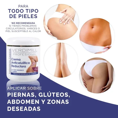 Vista 5 de Verdimill Crema Profesional Anticelulítica Reductora 500 Ml