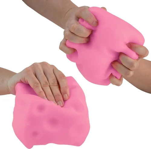 Vista 3 de ORB Easy Sqweezy Pink Super Cheesy - Bloque gigante de queso blando rosa