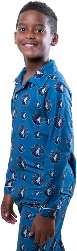 Vista 3 de Juego de pijama de 2 piezas para niños y pantalones de salón