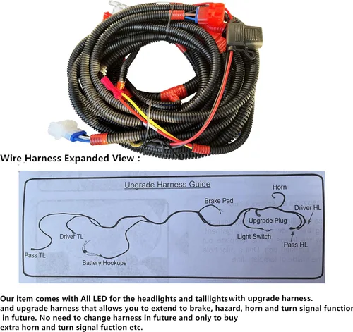 Vista 3 de Dr.Acces Kit de luz LED para carrito de golf para EZGO E-Z-GO TXT (años 1994.5-2013)