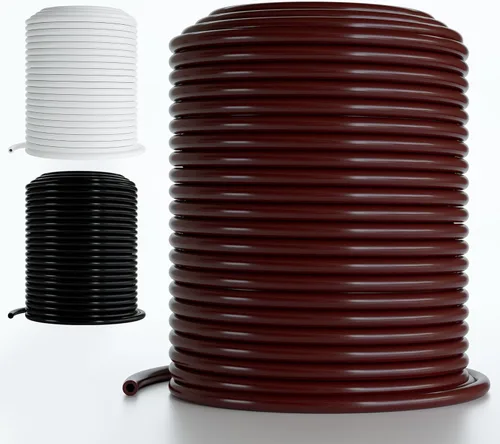 Vista 9 de DBR Tech® Tubo de riego por goteo de 1/4, 100 pies, manguera flexible de riego por goteo de plástico PVC para jardinería, nebulización, hidroponía