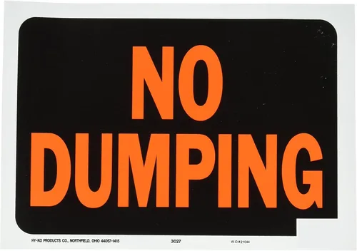 Vista 34 de HY-KO Products 3016 Private Property-Keep Out - Letrero de plástico, 9 "x 12", naranja/negro
