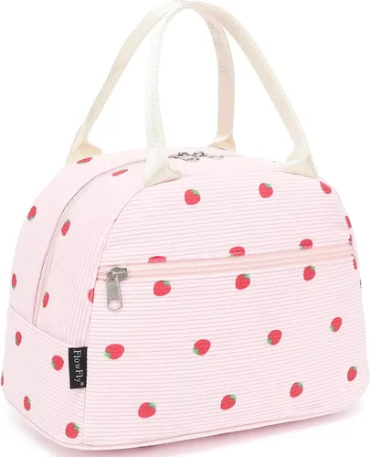 Vista 12 de Bolsa de almuerzo aislada FlowFly - Bolsa de asas organizadora para mujeres/hombres, Alpaca