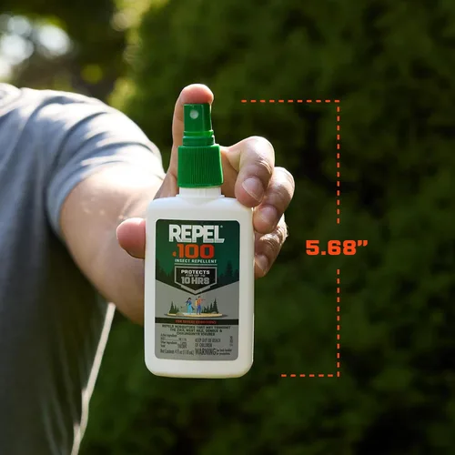 Vista 15 de Repelente de insectos con bomba de spray Repel 100, paquete de 1, Verde