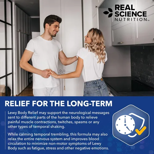 Vista 7 de Real Science Nutrition Ofrece Lew-X - Un suplemento nutricional formulado para el alivio del cuerpo de Lewy para apoyar la memoria y la claridad