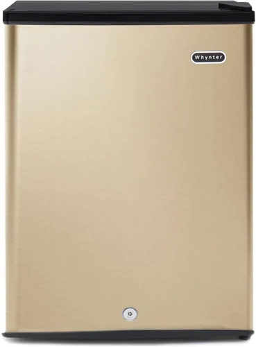Vista 8 de Whynter Congelador Vertical Pequeño Mini Con Cerradura para Dormitorios, Residencias Universitarias, Garajes, Oficinas CUF-110B, Negro Energy Star