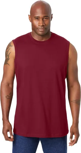 Vista 13 de KingSize - Camiseta para hombre (talla grande, alta y ligera)
