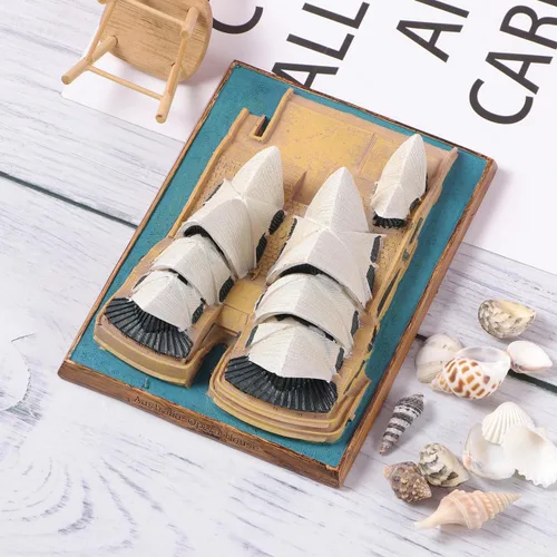 Vista 8 de NOLITOY Adornos arquitectónicos simulados - Decoración de resina Modelo único Home Desk Decoratione