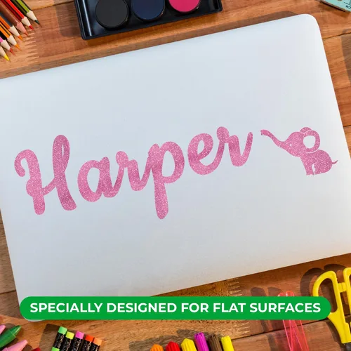 Vista 5 de EGD Calcomanía de pared personalizada con múltiples fuentes, nombre personalizado con múltiples fuentes, decoración para dormitorio de bebé, niña