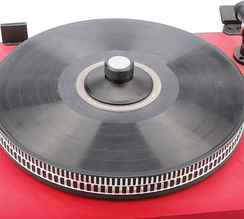 Vista 6 de Tertullus Estabilizador de peso de registro, disco de vinilo de aluminio Accesorios para tocadiscos (negro)