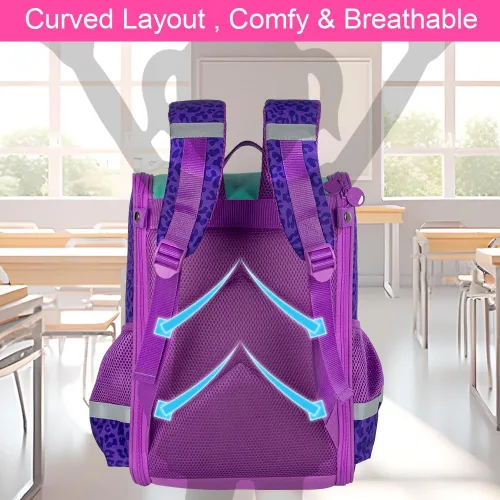 Vista 44 de KLFVB Mochila de 3 piezas para niñas y niños, bolsa de libros de dinosaurio de unicornio de 15 pulgadas con lonchera, bolsa escolar preescolar
