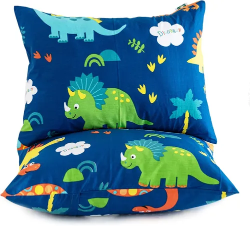 Vista 10 de Cottonblue - Almohada infantil con funda de almohada de algodón orgánico, 14 x 19 pulgadas