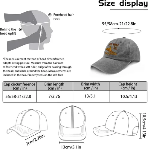 Vista 3 de Baseball Caps Take Him to The Train Station Dad Hat for Men Vintage Hats Adjustable