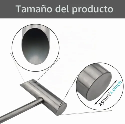 Vista 3 de Máquina de malvavisco cuchara 11.0x3.1 in mango largo acero inoxidable azúcar cuchara algodón caramelo máquina repuestos