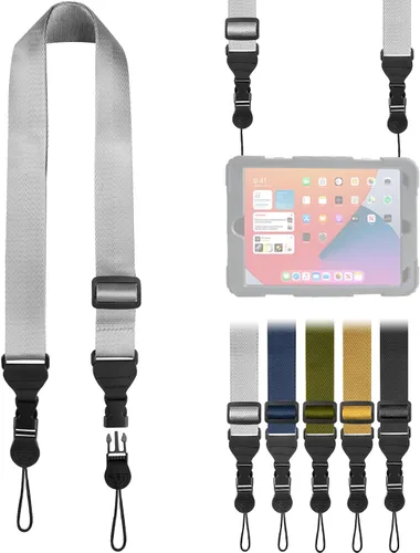 Vista 35 de FIEIL Correa de hombro ajustable, correa de nailon para cámara, cómoda correa para el cuello para iPad, tableta de teléfono celular, cámara, laptop