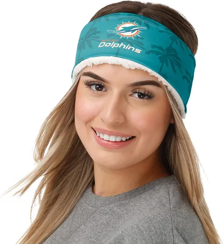 Vista 65 de FOCO Diadema de moda para mujer con logotipo de equipo de la NFL Gradiente impreso.
