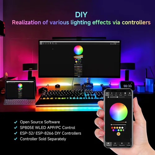 Vista 8 de BTF-LIGHTING 5050 RGBW RGB+Blanco Cálido(2700K-3000K) 4 colores en 1 tira de luz LED DC12V 5m 16.4 pies 60LED/m Multicolor IP30 Blanca 12mm PCB